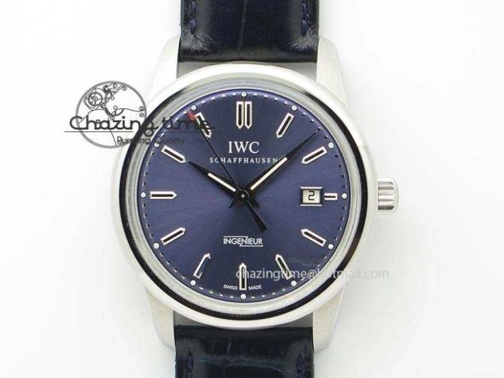 MIROTIME 0227 Attractive Portofino 37mm SS V7F 1:1 Best Edition Gray Dial Diamonds Bezel on Gray Leather Strap A 7091